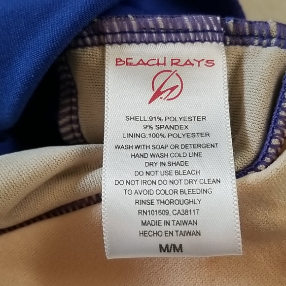 NWT Beach Ray's Tankini Top Medium - Picture 8 of 12